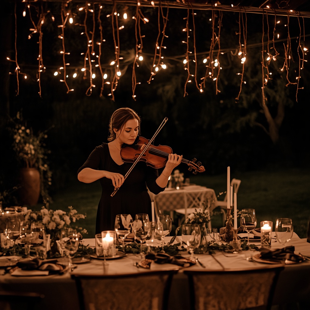 Live music and performers wedding